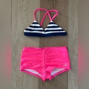 Girls OP two-piece boy short swimsuit